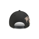 Los Angeles Dodgers Gothic Lettering Black 9FORTY A-Frame Snapback Hat - New Era - 230144411