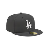 Los Angeles Dodgers Graphite 59FIFTY Fitted Hat - New Era - 23013341102