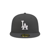 Los Angeles Dodgers Graphite 59FIFTY Fitted Hat - New Era - 23013341102