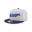 Los Angeles Dodgers Gray & Royal 59FIFTY Fitted Hat - New Era - 