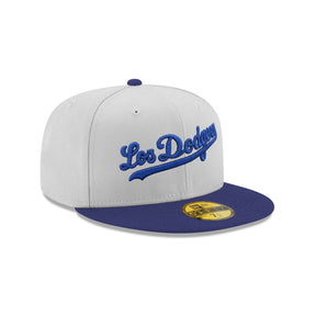 Los Angeles Dodgers Gray & Royal 59FIFTY Fitted Hat - New Era - 
