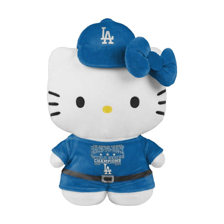 Los Angeles Dodgers Hello Kitty 2025 Back - To - Back World Series Champions Blue 10” Plush - FOCO - 31221841102