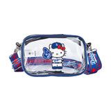 Los Angeles Dodgers Hello Kitty Clear Crossbody Bag - FOCO - 158302411