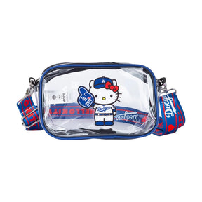 Los Angeles Dodgers Hello Kitty Clear Crossbody Bag - FOCO - 158302411