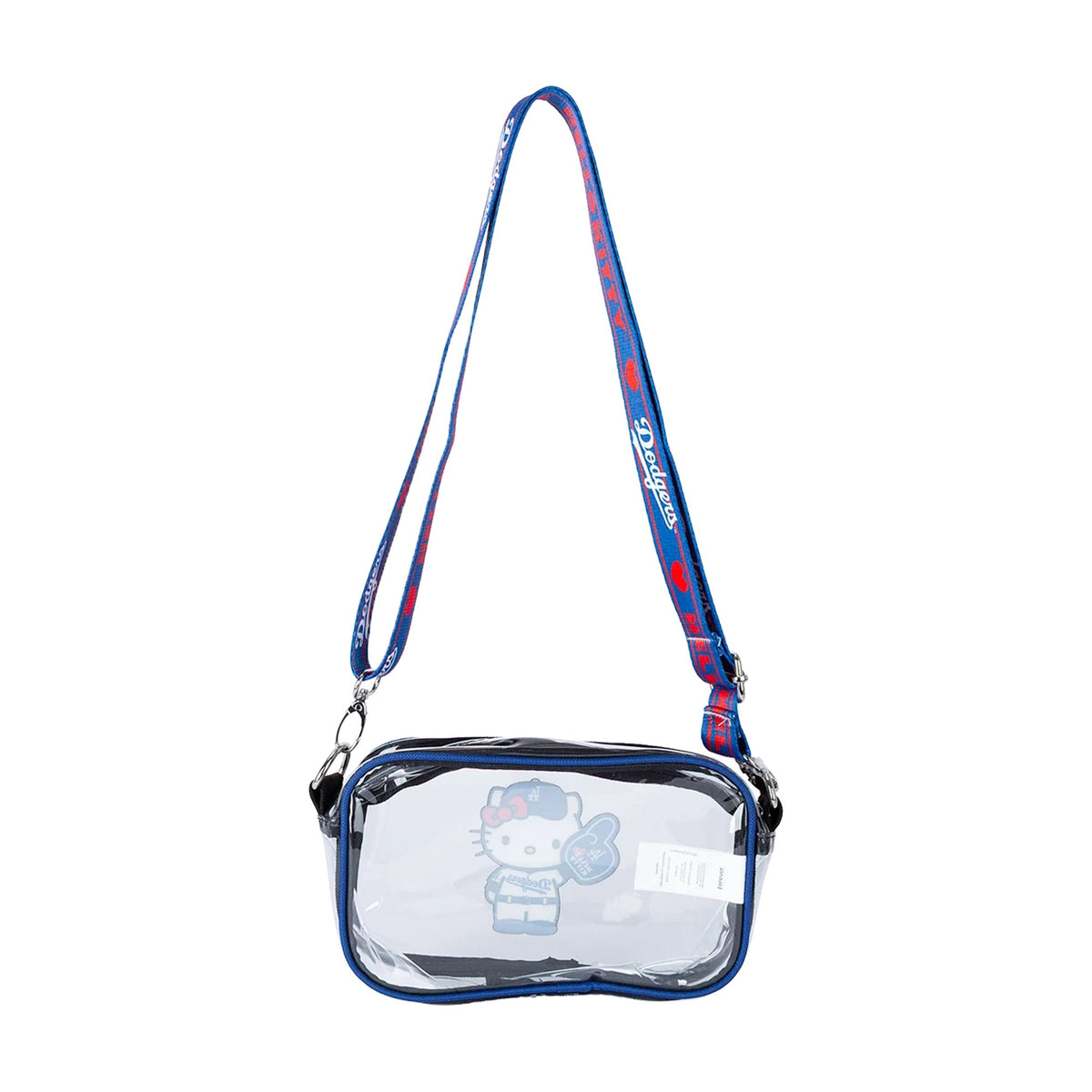Los Angeles Dodgers Hello Kitty Clear Crossbody Bag - FOCO - 158302411
