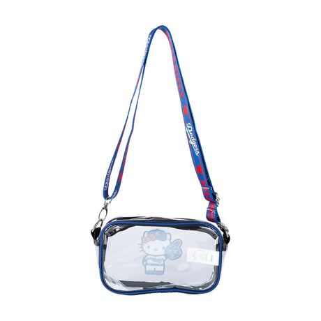 Los Angeles Dodgers Hello Kitty Clear Crossbody Bag - FOCO - 158302411