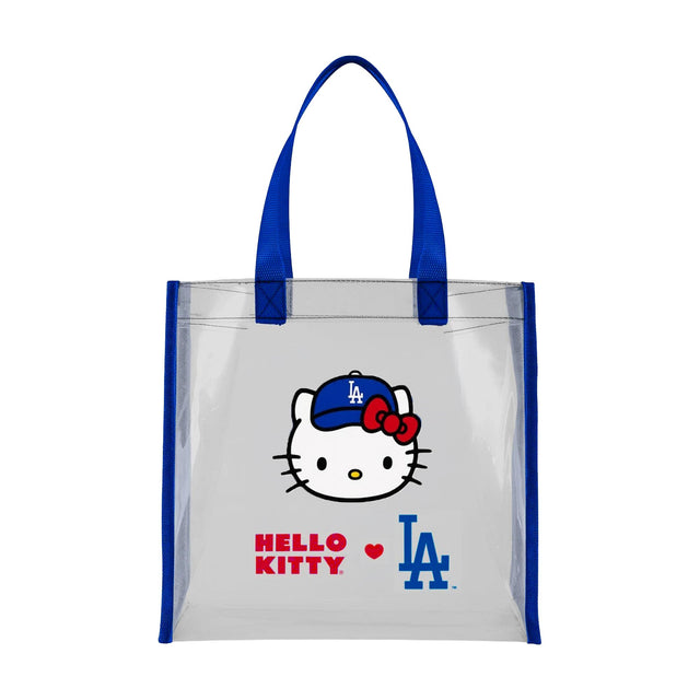 Los Angeles Dodgers Hello Kitty Clear Tote Bag - FOCO - 158301411