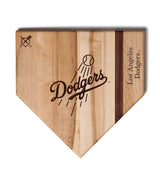 Los Angeles Dodgers Home Plate Cutting Boards | Multiple Sizes | Multiple Designs - Baseball BBQ - 