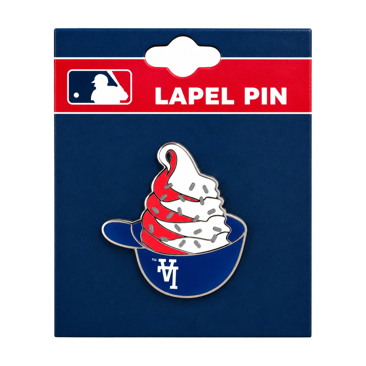 Los Angeles Dodgers Ice Cream Helmet Enamel Pin - PSG - 252741104