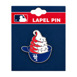 Los Angeles Dodgers Ice Cream Helmet Enamel Pin - PSG - 252741104