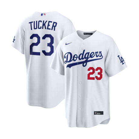 Los Angeles Dodgers Kyle Tucker White Home Stadium Jersey - Nike - 235905411401