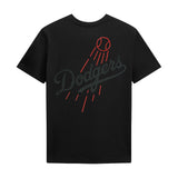 Los Angeles Dodgers LA Logo Black Graphic T-Shirt - New Era - 230491241101