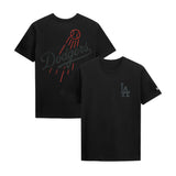 Los Angeles Dodgers LA Logo Black Graphic T-Shirt - New Era - 230491241101