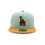 Los Angeles Dodgers LA Sage Camel Side Patch 59FIFTY Fitted - New Era - 23335041102