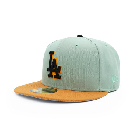 Los Angeles Dodgers LA Sage Camel Side Patch 59FIFTY Fitted - New Era - 23335041102