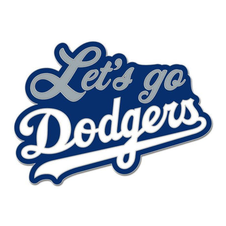 Los Angeles Dodgers Let’s Go Dodgers Collector Enamel Pin - Wincraft - 3236014119