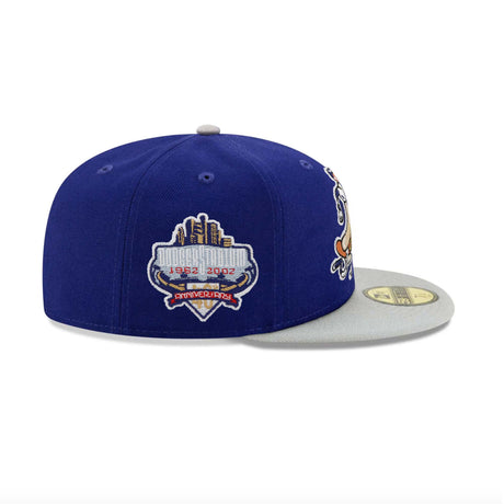 Los Angeles Dodgers Mascot 40th Anniversary Patch 59FIFTY Fitted - Blue & Grey - New Era - 