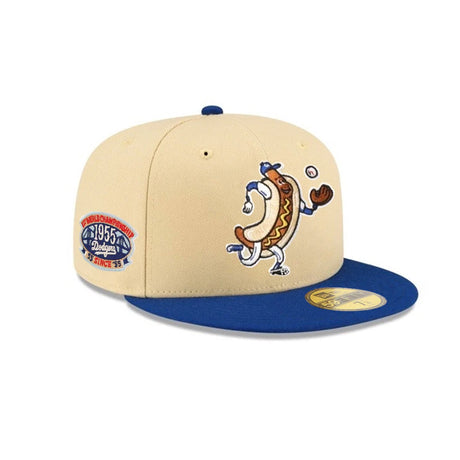 Los Angeles Dodgers Mascot Tan & Blue 59FIFTY Fitted Hat - New Era - 23330041102