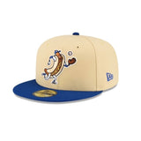 Los Angeles Dodgers Mascot Tan & Blue 59FIFTY Fitted Hat - New Era - 23330041102