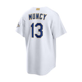 Los Angeles Dodgers Max Muncy 2026 Gold Collection White Stadium Jersey - Nike - 312302411701