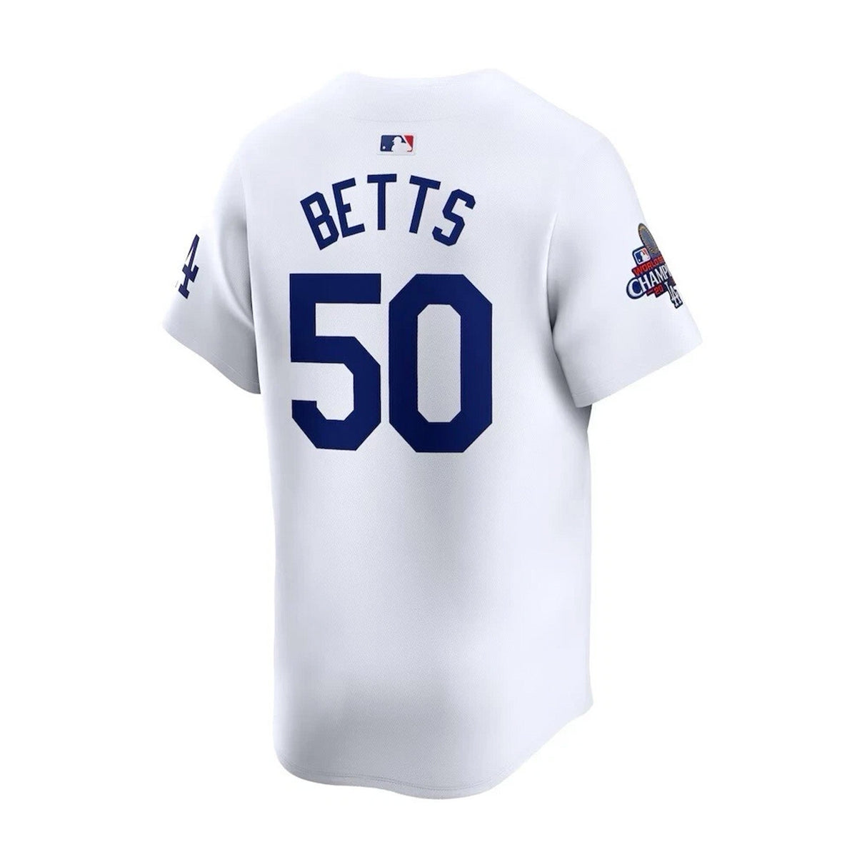 Los Angeles Dodgers Mookie Betts 2024 World Series Champions Home White Limited Jersey - Nike - 31210341106