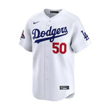 Los Angeles Dodgers Mookie Betts 2024 World Series Champions Home White Limited Jersey - Nike - 31210341106