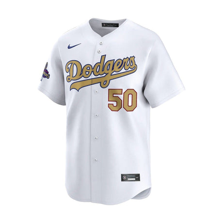 Los Angeles Dodgers Mookie Betts 2024 World Series Champs White Limited Jersey - Nike - 31211641109