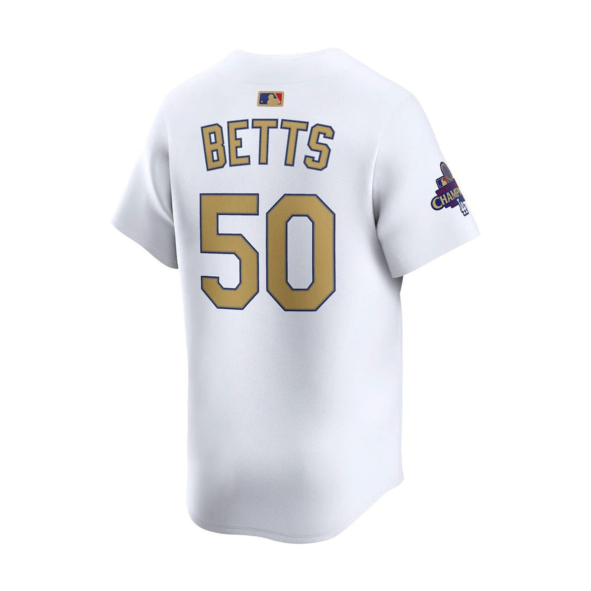 Los Angeles Dodgers Mookie Betts 2024 World Series Champs White Limited Jersey - Nike - 31211641109