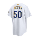 Los Angeles Dodgers Mookie Betts 2026 Gold Collection White Limited Jersey - Nike - 312302411501