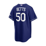 Los Angeles Dodgers Mookie Betts 50 Blue Alternate Stadium Jersey - Nike - 235905411601
