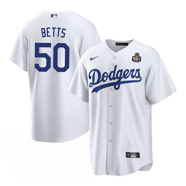 Los Angeles Dodgers Mookie Betts World Series 2024 Participant Nike® Replica Jersey - Nike - 
