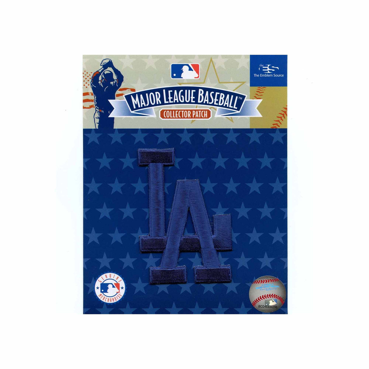 Los Angeles Dodgers Navy LA Logo Embroidered Patch - The Emblem Source - 