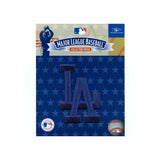 Los Angeles Dodgers Navy LA Logo Embroidered Patch - The Emblem Source - 