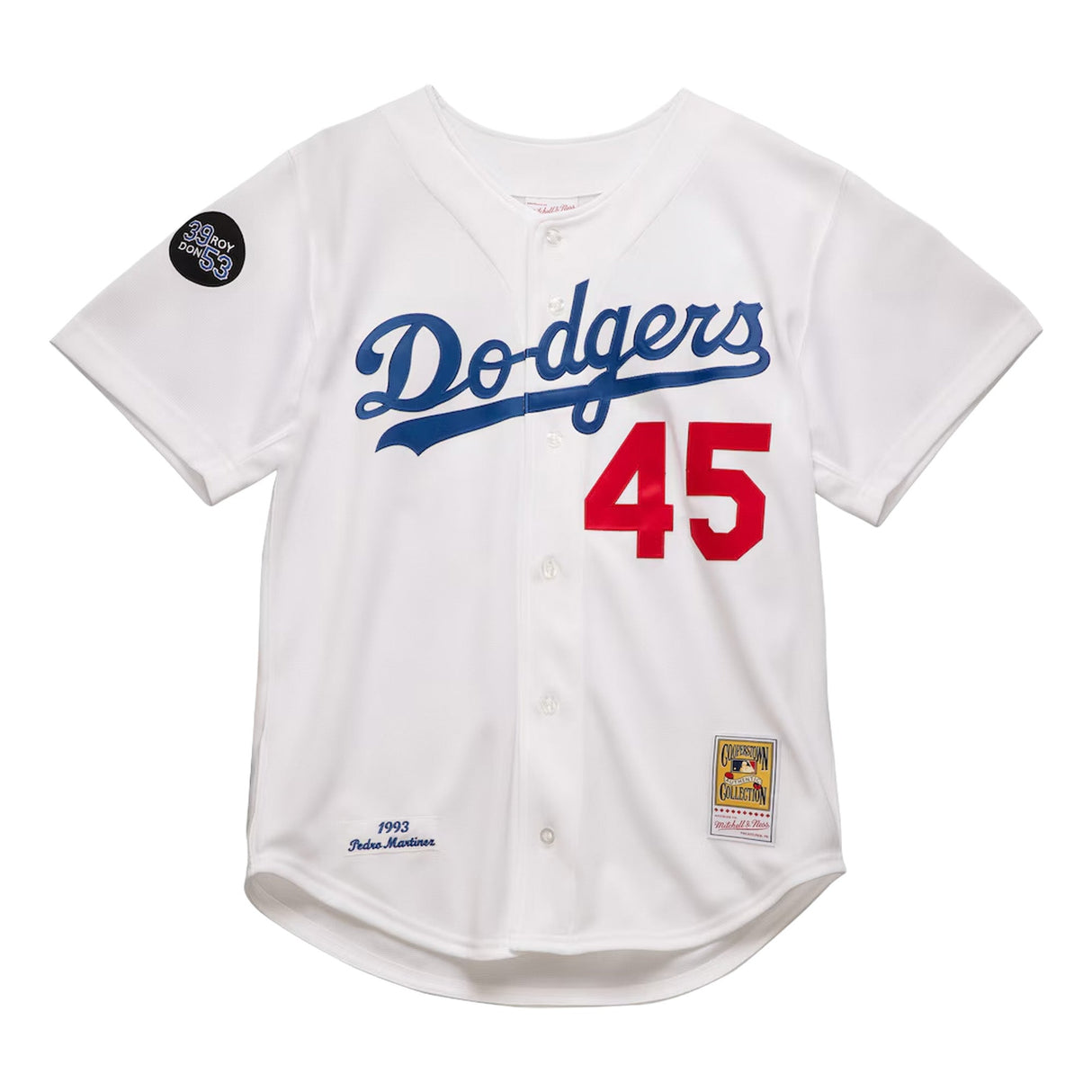 Los Angeles Dodgers Pedro Martinez 1993 Cooperstown Collection White Authentic Jersey - Mitchell & Ness - 220141149