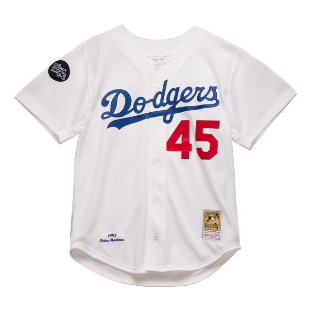 Los Angeles Dodgers Pedro Martinez 1993 Cooperstown Collection White Authentic Jersey - Mitchell & Ness - 220141149