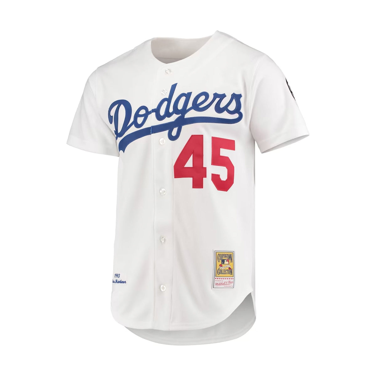 Los Angeles Dodgers Pedro Martinez 1993 Cooperstown Collection White Authentic Jersey - Mitchell & Ness - 220141149