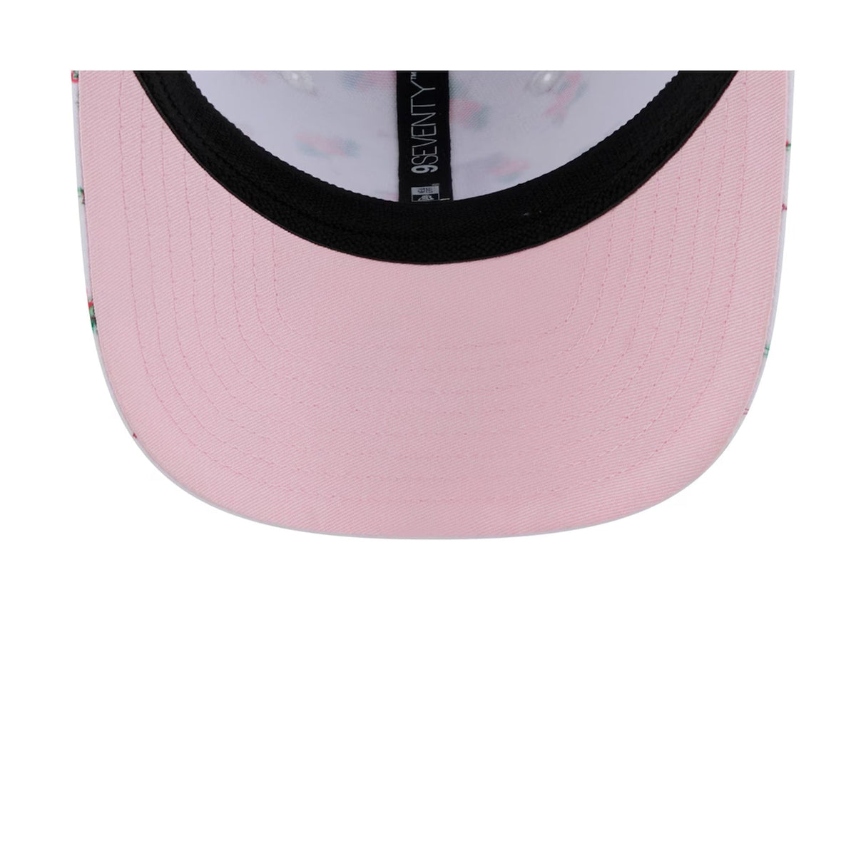 Los Angeles Dodgers Pink Flamingo Pattern White 9SEVENTY Stretch - Snap TruckerHat - New Era - 230121411