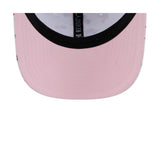 Los Angeles Dodgers Pink Flamingo Pattern White 9SEVENTY Stretch - Snap TruckerHat - New Era - 230121411
