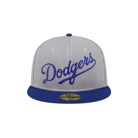 Los Angeles Dodgers Pivot Mesh Gray 59FIFTY Fitted Hat - New Era - 23052441101