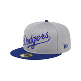Los Angeles Dodgers Pivot Mesh Gray 59FIFTY Fitted Hat - New Era - 23052441101