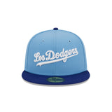 Los Angeles Dodgers Retro City Light Blue 59FIFTY Fitted Hat - New Era - 23710141101