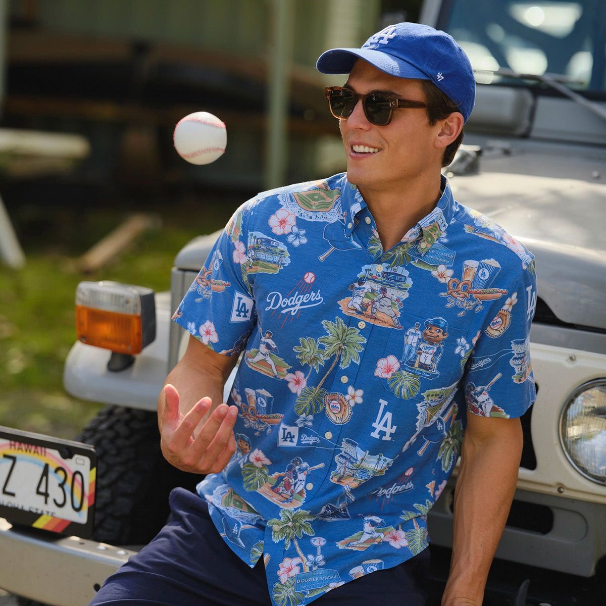 Los Angeles Dodgers Reyn Spooner Scenic Button-Up Shirt - Reyn Spooner - 27380141101