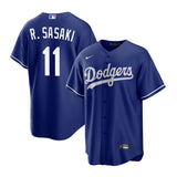 Los Angeles Dodgers Roki Sasaki Nike® Replica Alternate Royal Jersey - Nike - 