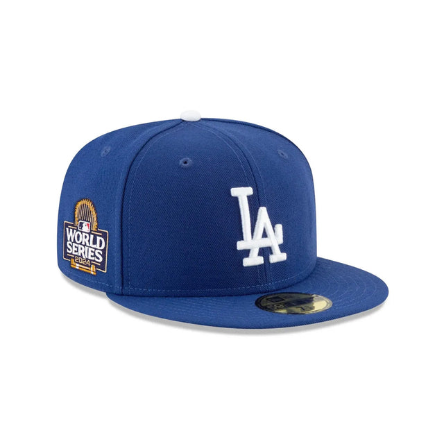 Los Angeles Dodgers Royal 2024 World Series Participant Side Patch New Era 59FIFTY Fitted Hat - New Era - 