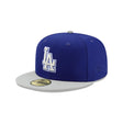Los Angeles Dodgers Royal Blue & Gray 59FIFTY Fitted Hat - New Era - 23020141123