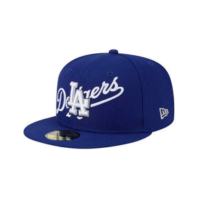 Los Angeles Dodgers Royal Overlap 59FIFTY Fitted Hat - New Era - 