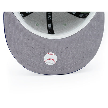 Los Angeles Dodgers Sage Blue Script 59Fifty Fitted - New Era - 
