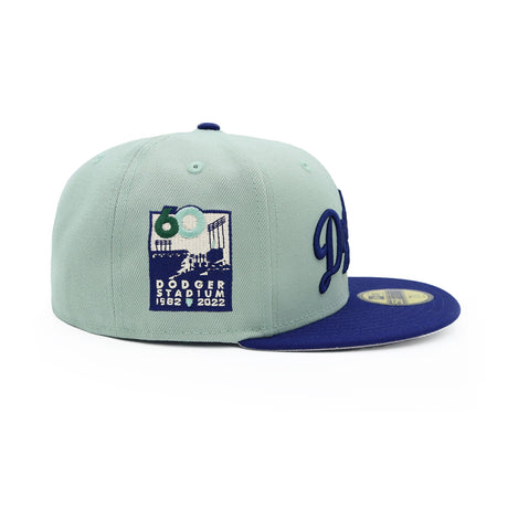 Los Angeles Dodgers Sage Blue Script 59Fifty Fitted - New Era - 