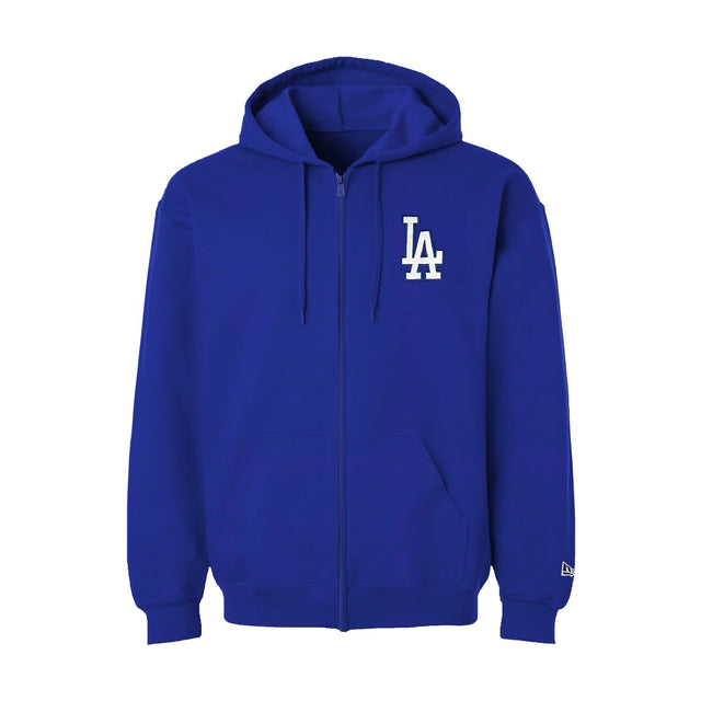 Los Angeles Dodgers Script Royal Blue Full - Zip Hoodie - New Era - 23410441101