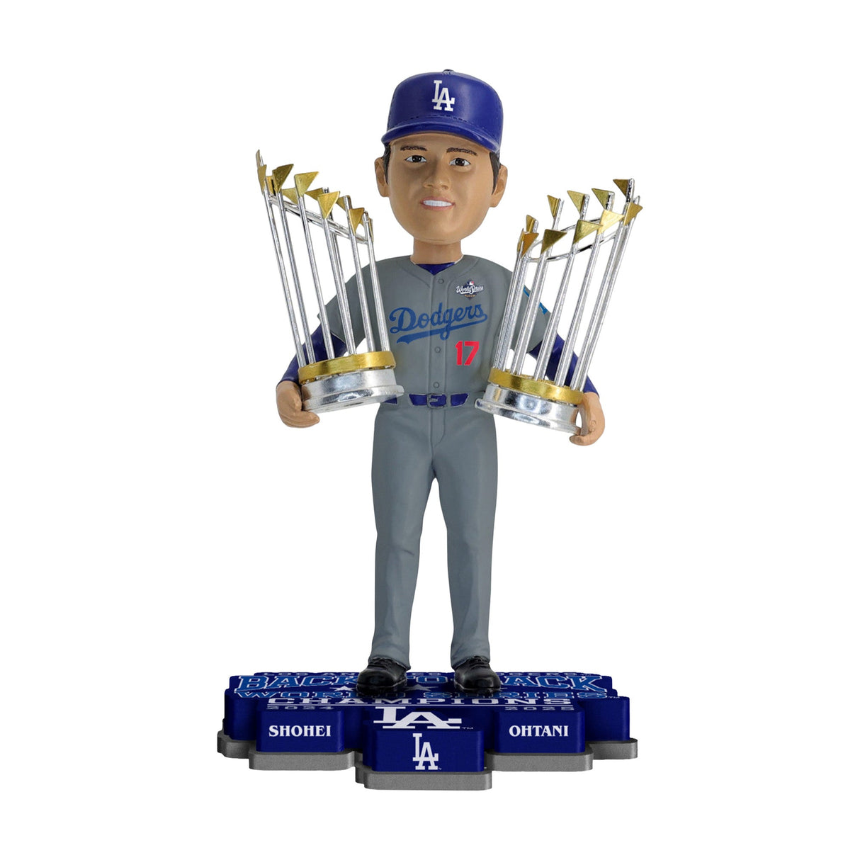 Los Angeles Dodgers Shohei Ohtani 2025 World Series Back - to - Back Champions Bobblehead - Wincraft - 31221741101